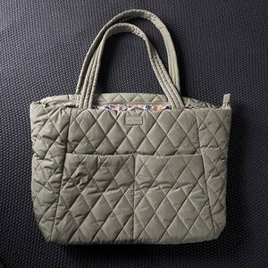 Vera Bradley - Dual Strap Tote Bag in Sage Green (Strap included)